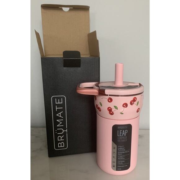 Brumate Kids Leap Tumbler 12oz Cherry Limited Edition Brand New ✅ - Picture 1 of 6